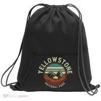 Nature Yellowstone National Park Sweatshirt Cinch Pack Bag thumb 0