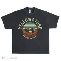 Nature Yellowstone National Park Urban Oversized Heavyweight T-Shirt thumb 0