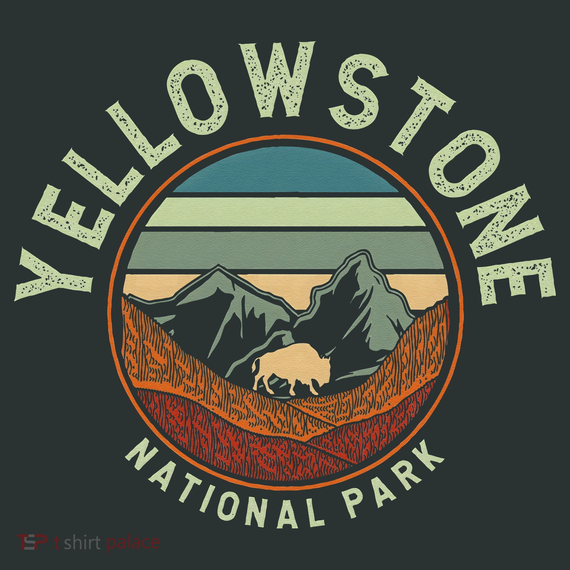 Nature Yellowstone National Park Infant Baby Jersey Bodysuit
