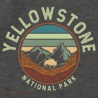 Nature Yellowstone National Park Vector Backpack thumb 2