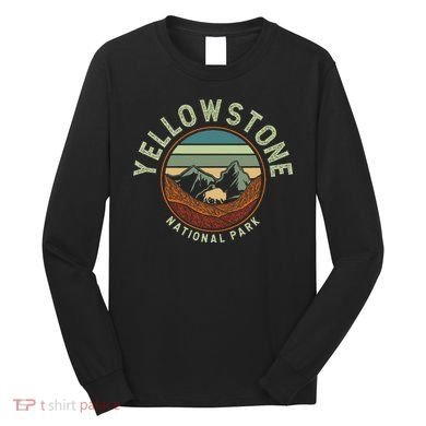 Nature Yellowstone National Park Long Sleeve Shirt