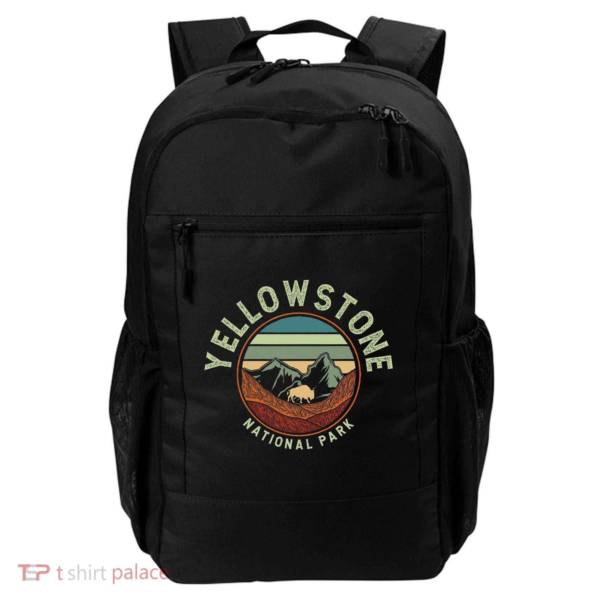 Nature Yellowstone National Park Backpack