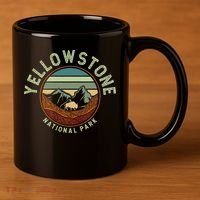 Nature Yellowstone National Park 11oz C Handle Ceramic Mug thumb 3