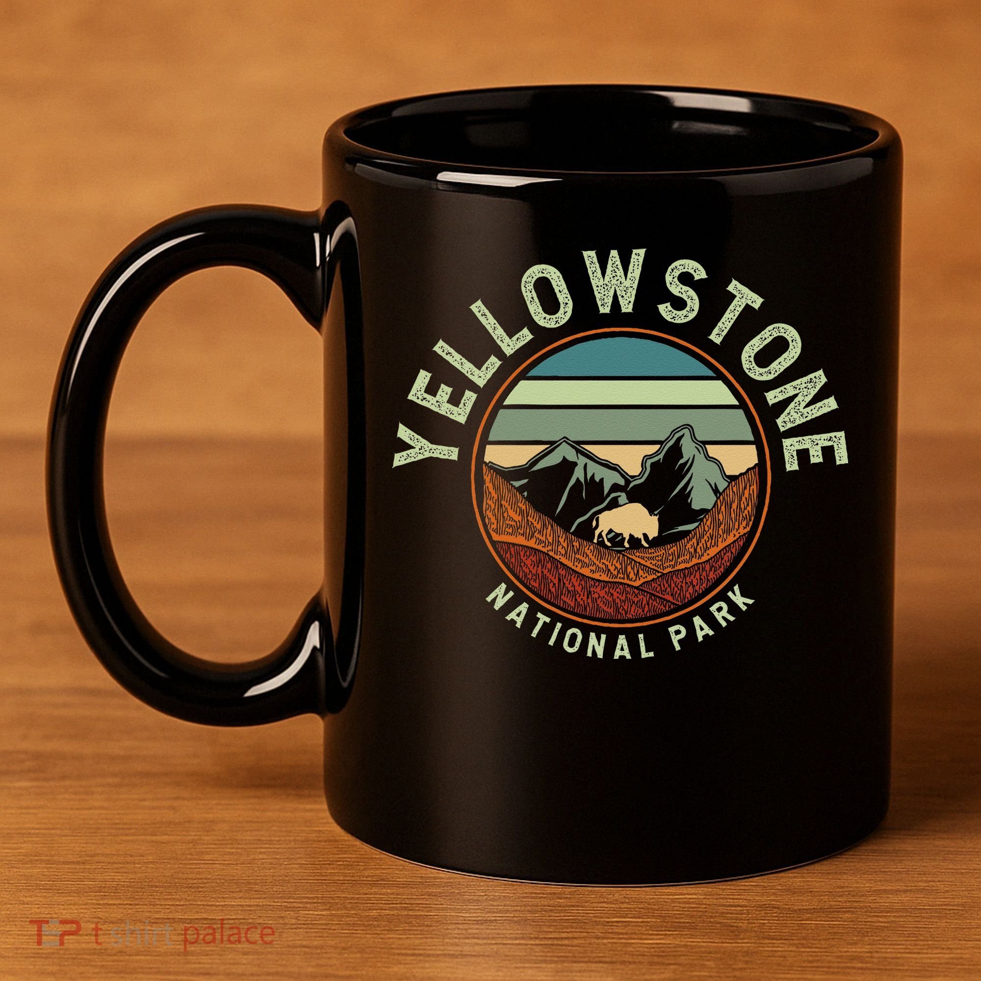 Nature Yellowstone National Park 11oz C Handle Ceramic Mug