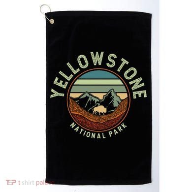 Nature Yellowstone National Park Golf Towel