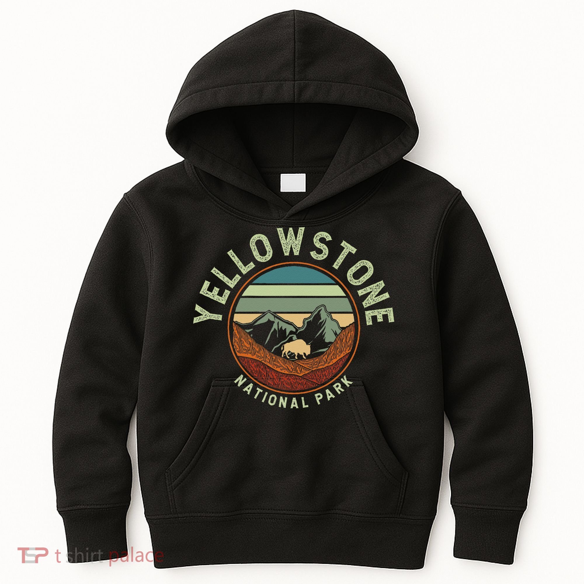 Nature Yellowstone National Park Kids Hoodie