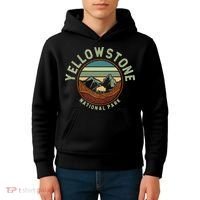 Nature Yellowstone National Park Kids Hoodie thumb 4