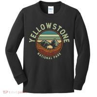 Nature Yellowstone National Park Kids Long Sleeve Shirt thumb 0