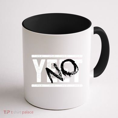 No Yeet Coffee Mug back