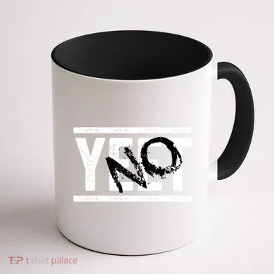 No Yeet Coffee Mug back