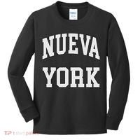 New York Nueva York Nyc Spanglish Kids Long Sleeve Shirt thumb 0