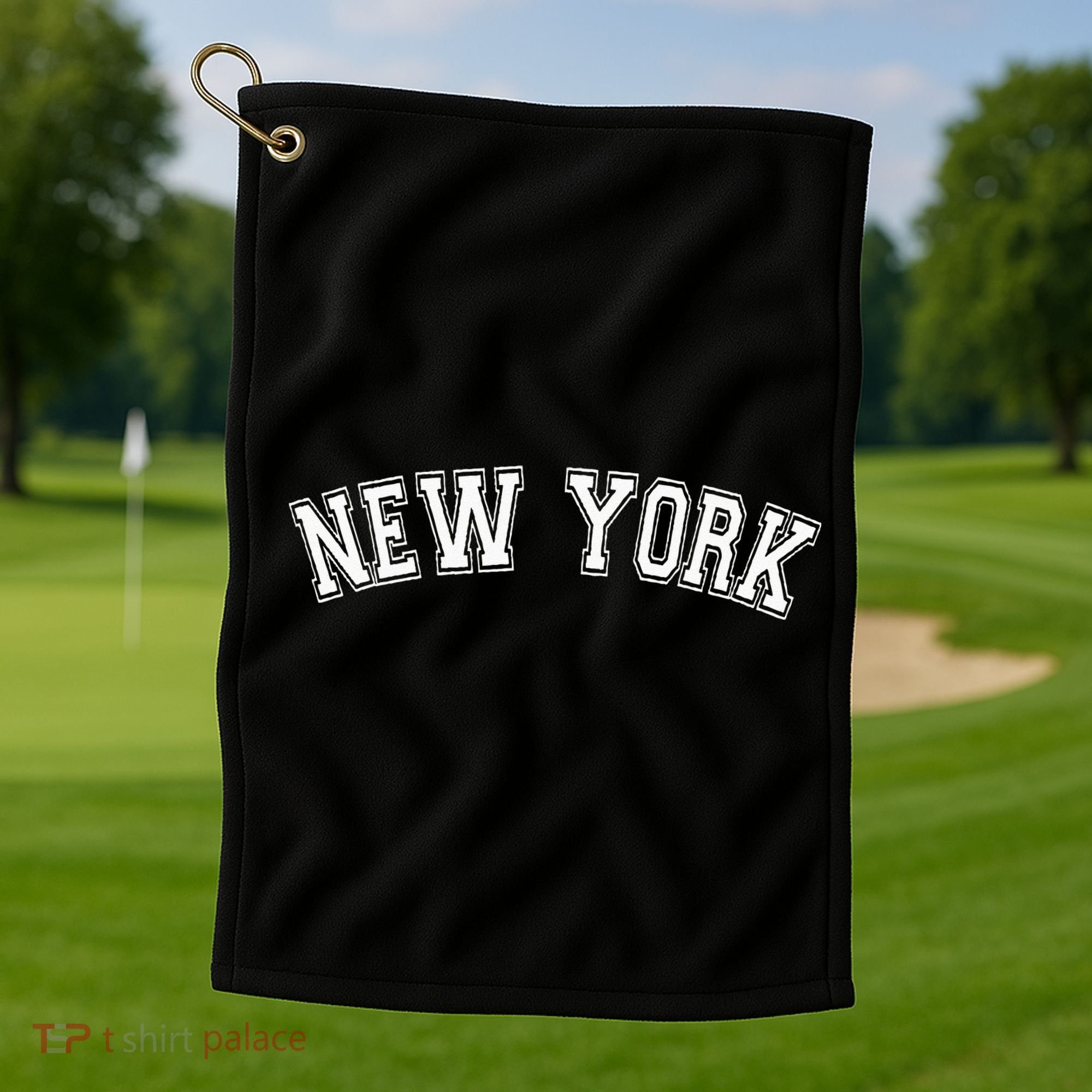 New York New York Golf Towel