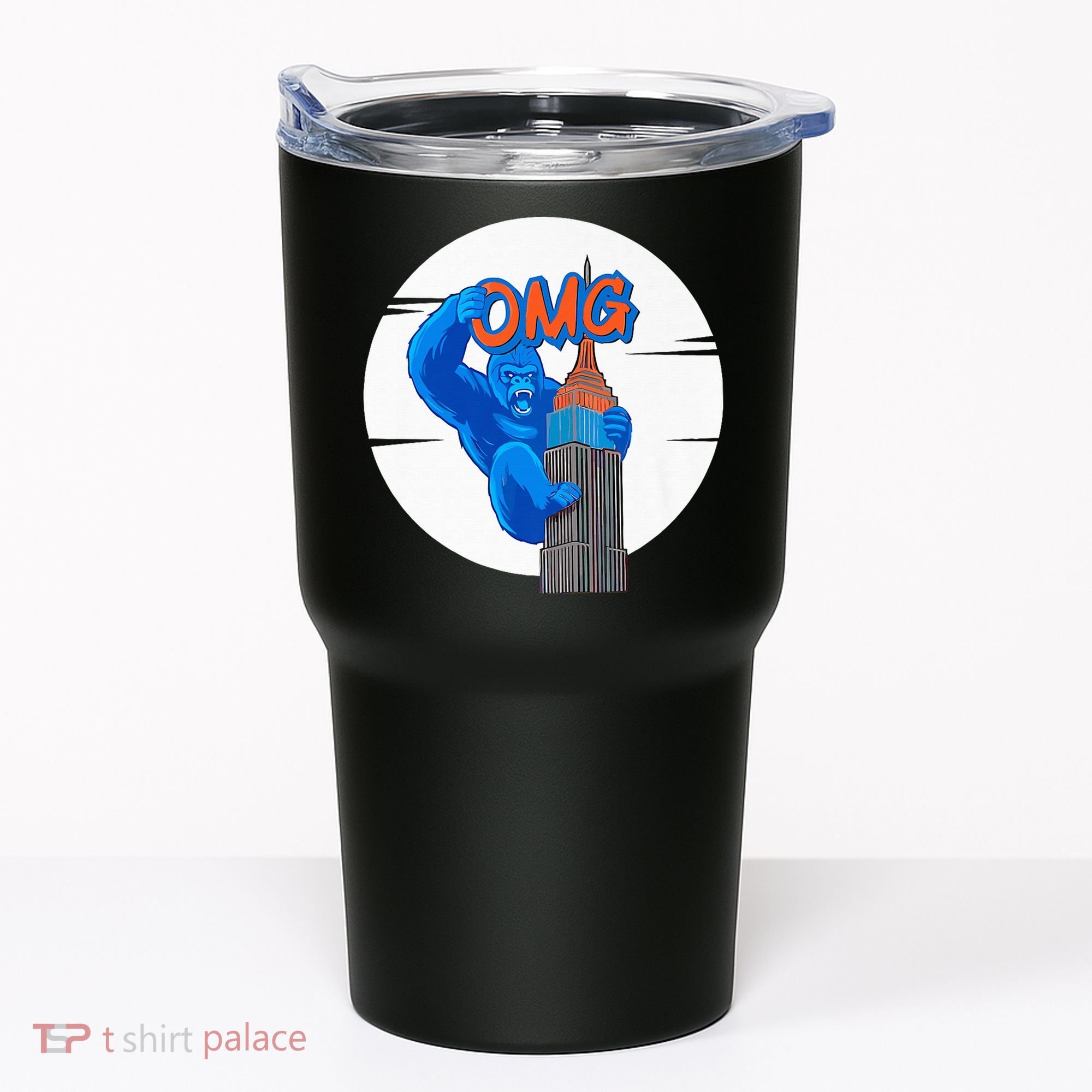 New York Omg Gorilla Top Tower Tumbler