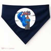 New York Omg Gorilla Top Tower USA-Made Doggie Bandana thumb 0