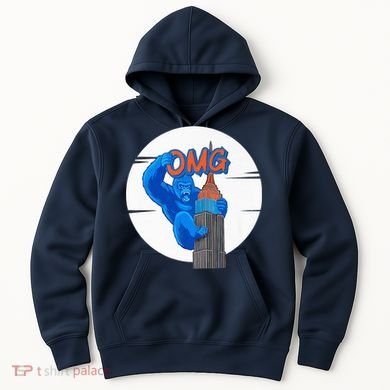 New York Omg Gorilla Top Tower Hoodie