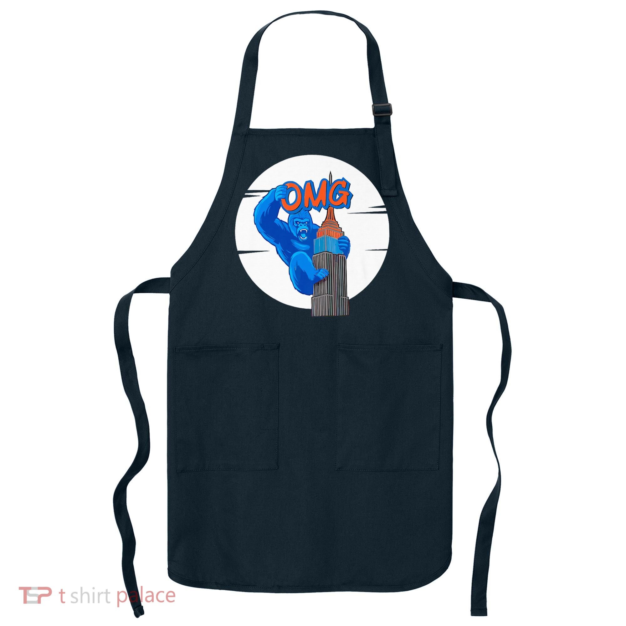 New York Omg Gorilla Top Tower Apron