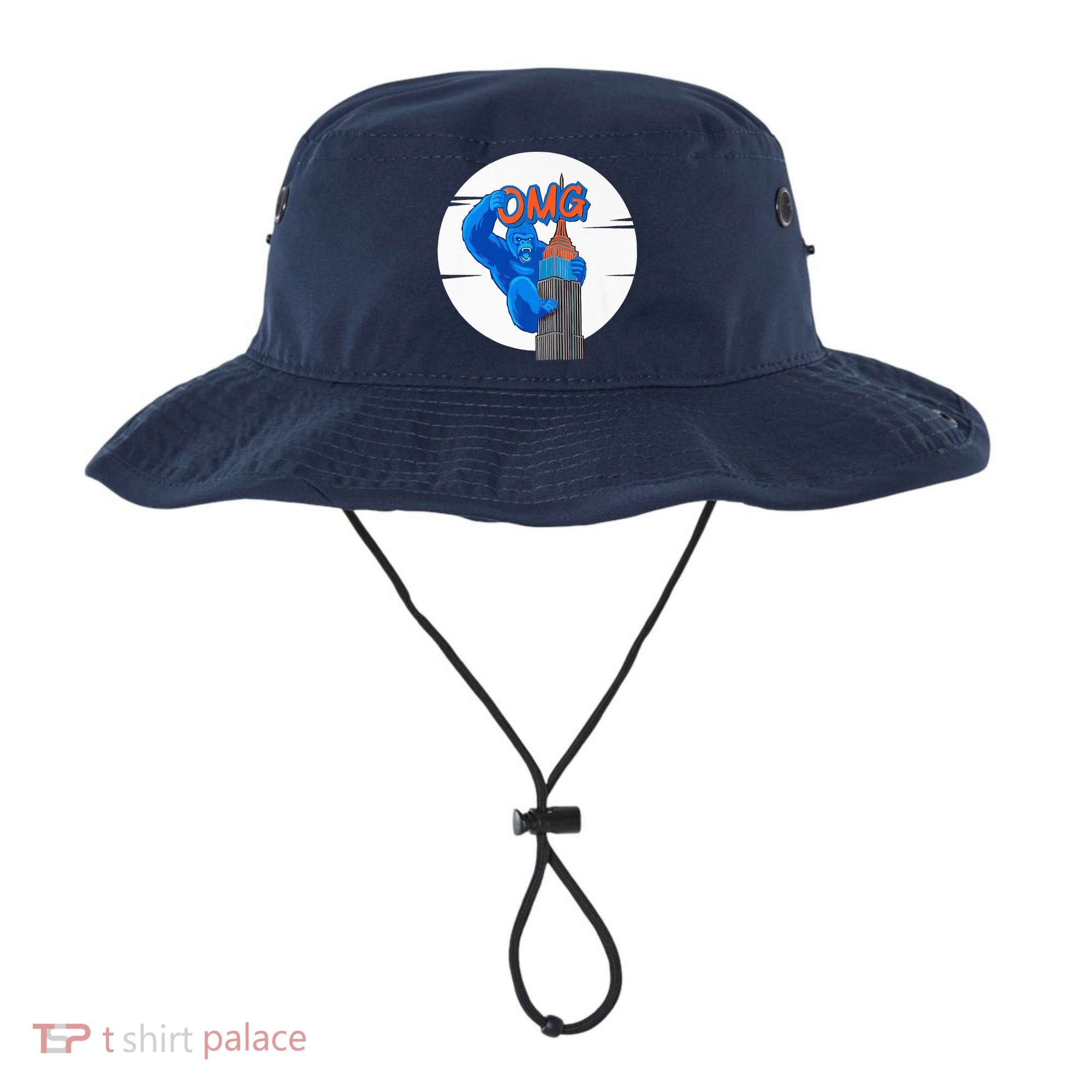 New York Omg Gorilla Top Tower Bucket Hat