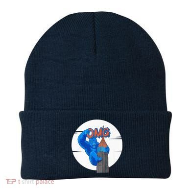 New York Omg Gorilla Top Tower Beanie
