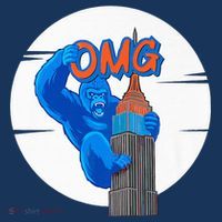 New York Omg Gorilla Top Tower Baby Bodysuit thumb 2