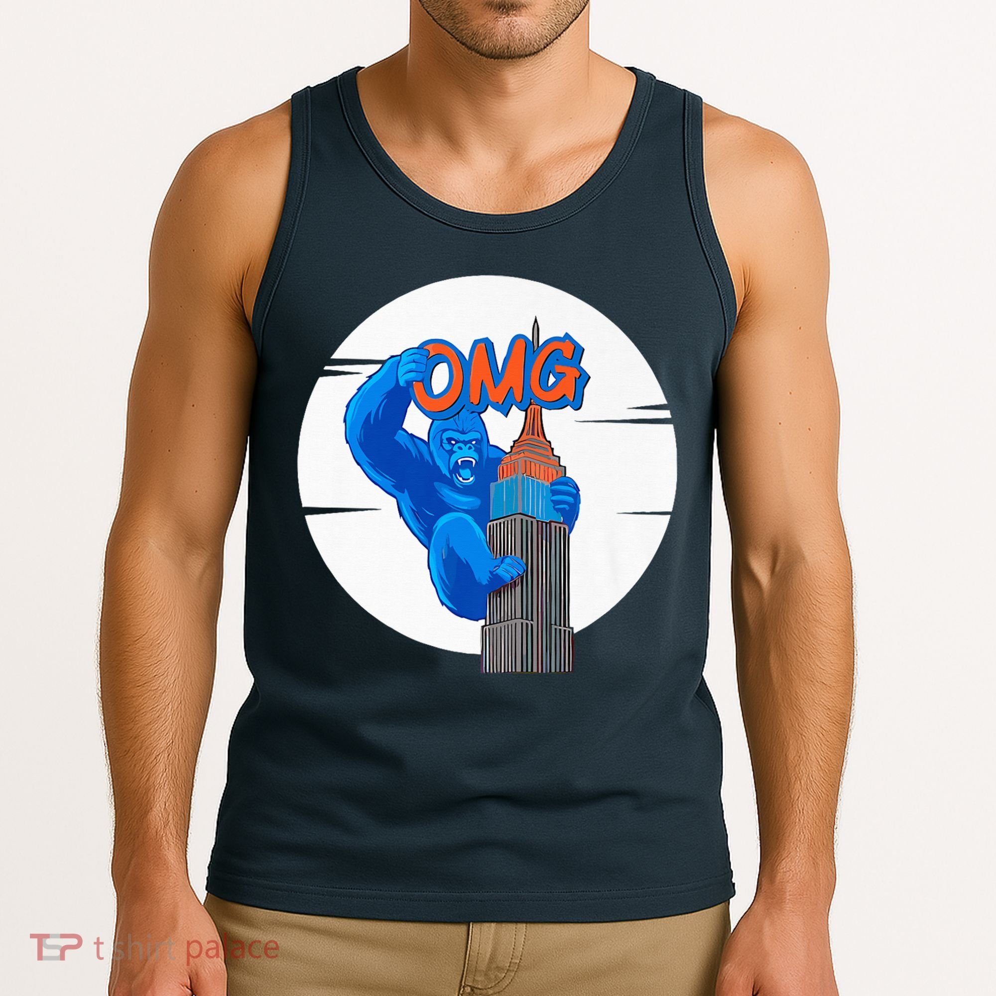 New York Omg Gorilla Top Tower Tank Top