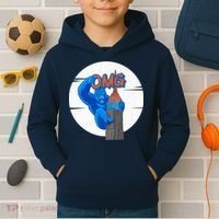 New York Omg Gorilla Top Tower Kids Hoodie thumb 2