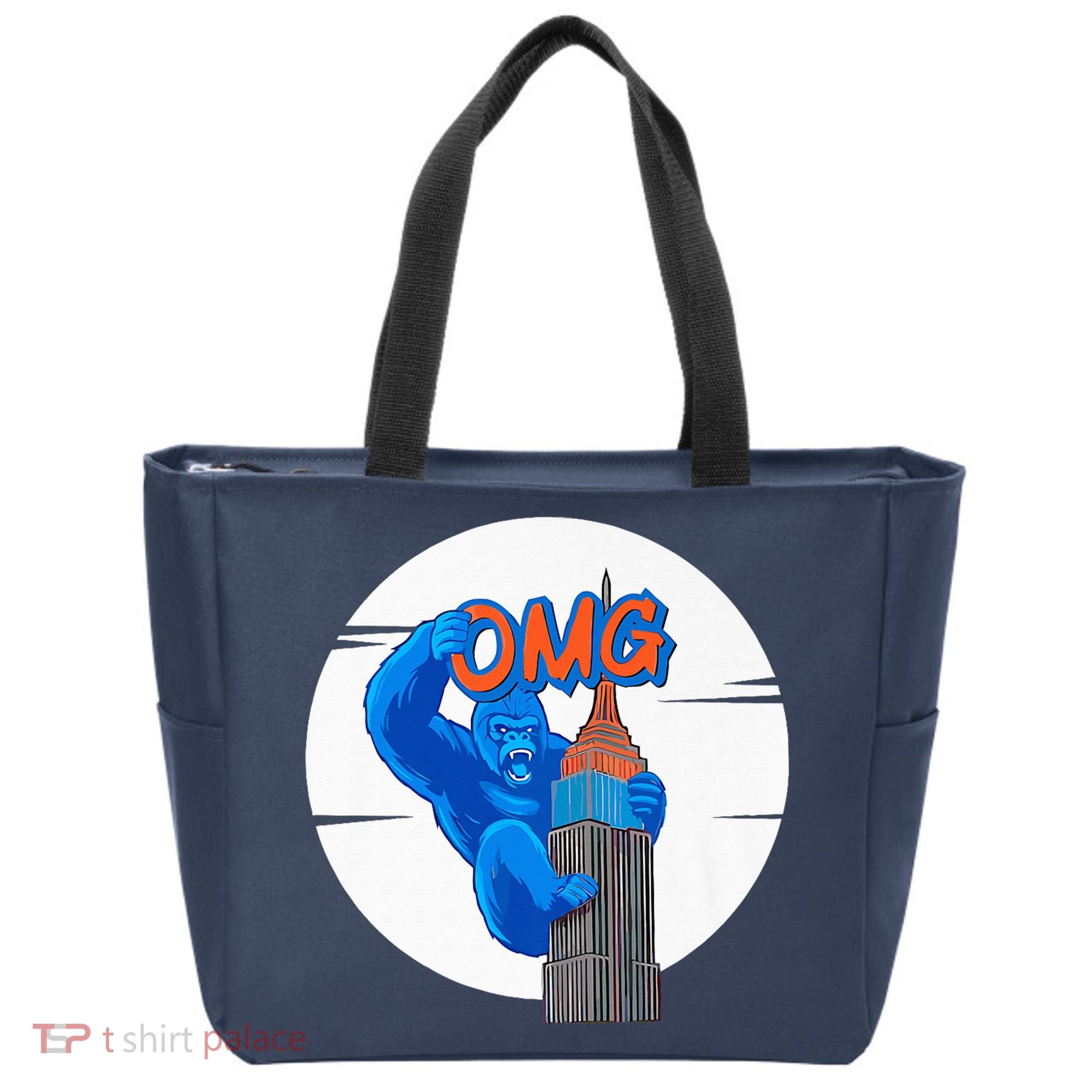 New York Omg Gorilla Top Tower Tote Bag