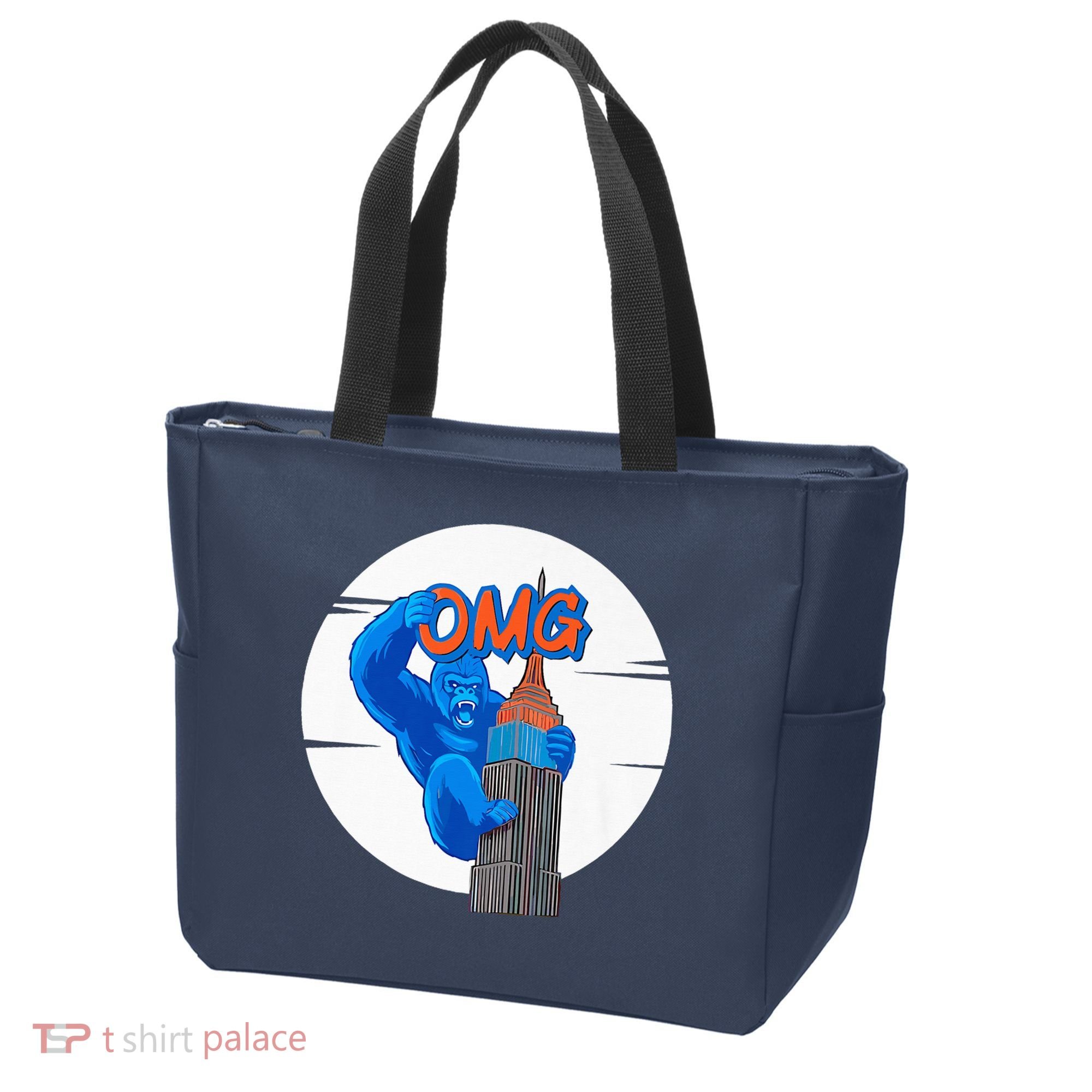 New York Omg Gorilla Top Tower Tote Bag