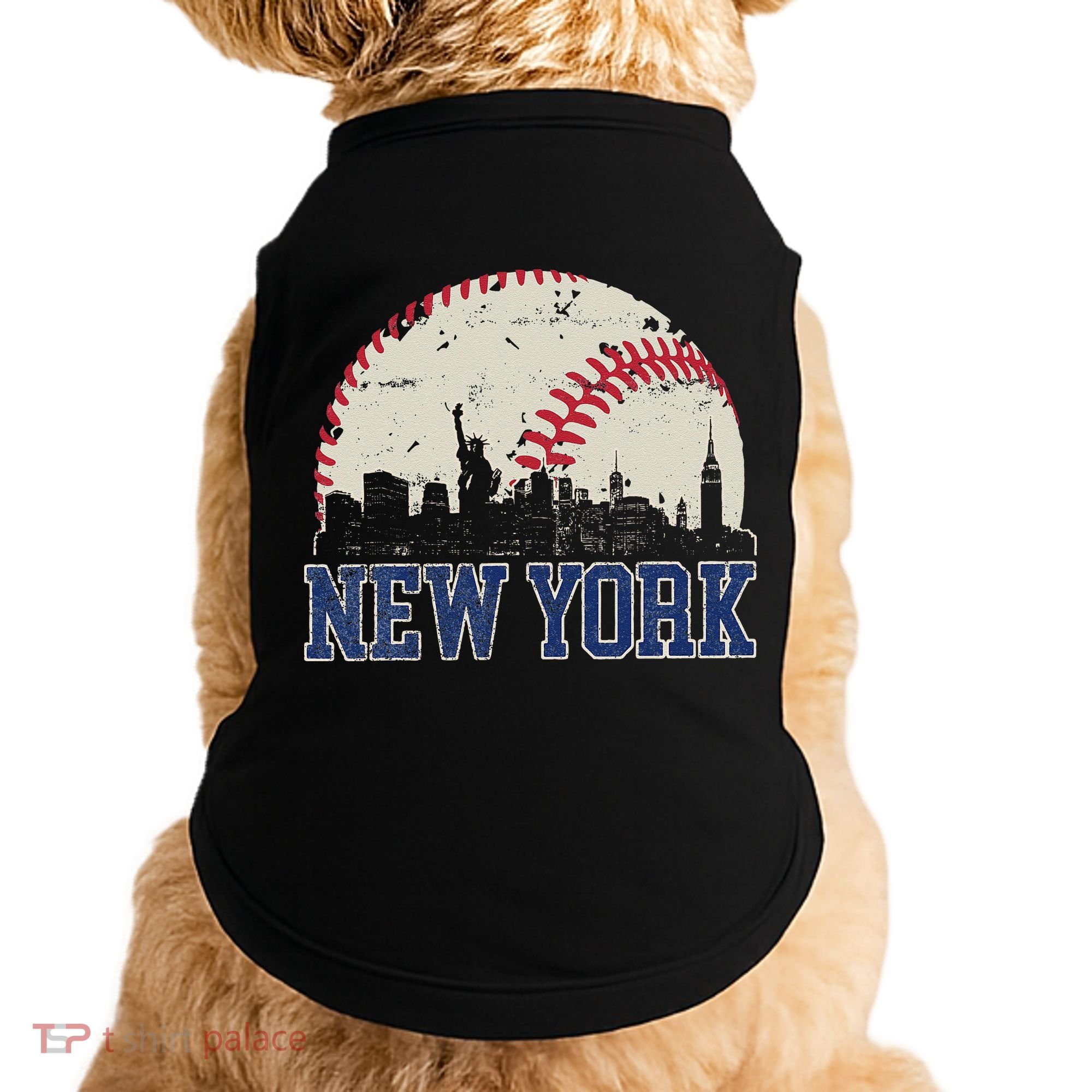 New York Retro Baseball Lover Met At Game Day Doggie Tank