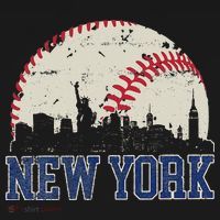 New York Retro Baseball Lover Met At Game Day Baby Bodysuit thumb 2