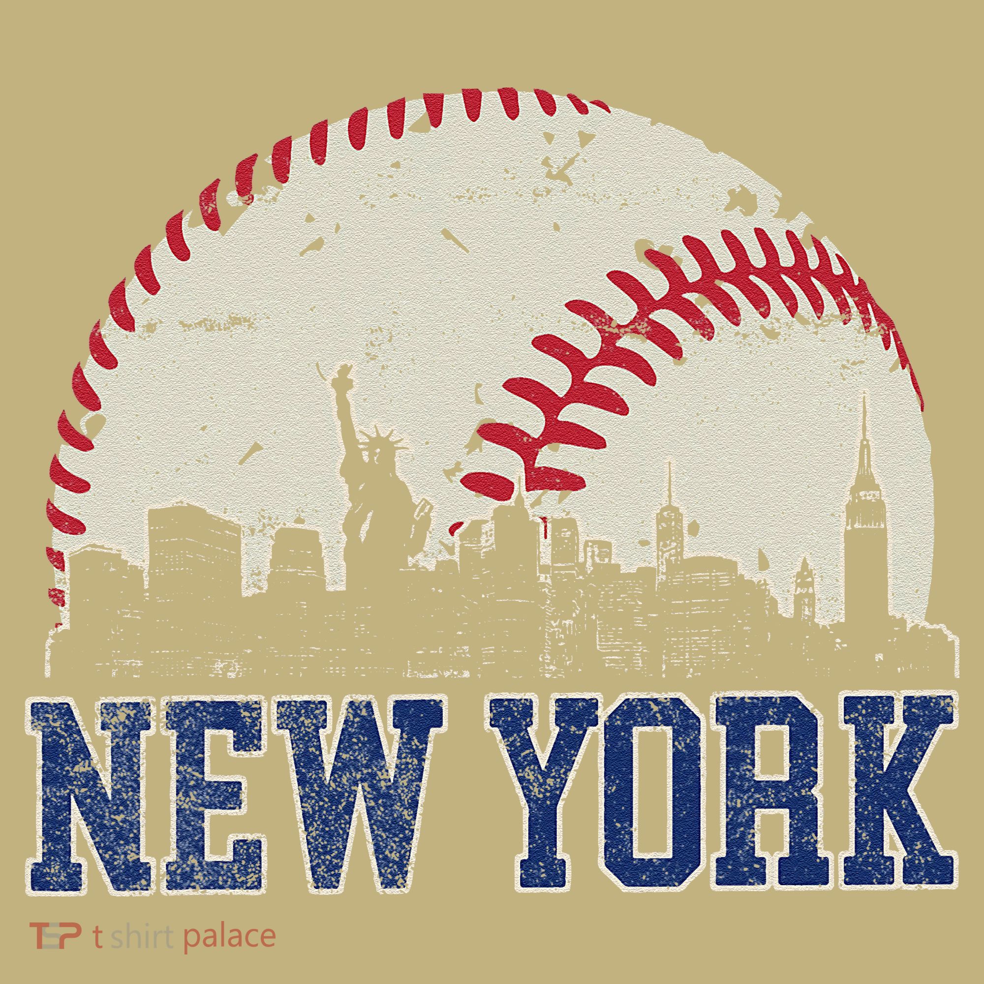 New York Retro Baseball Lover Met At Game Day Sweatshirt
