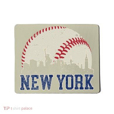 New York Retro Baseball Lover Met At Game Day Mousepad