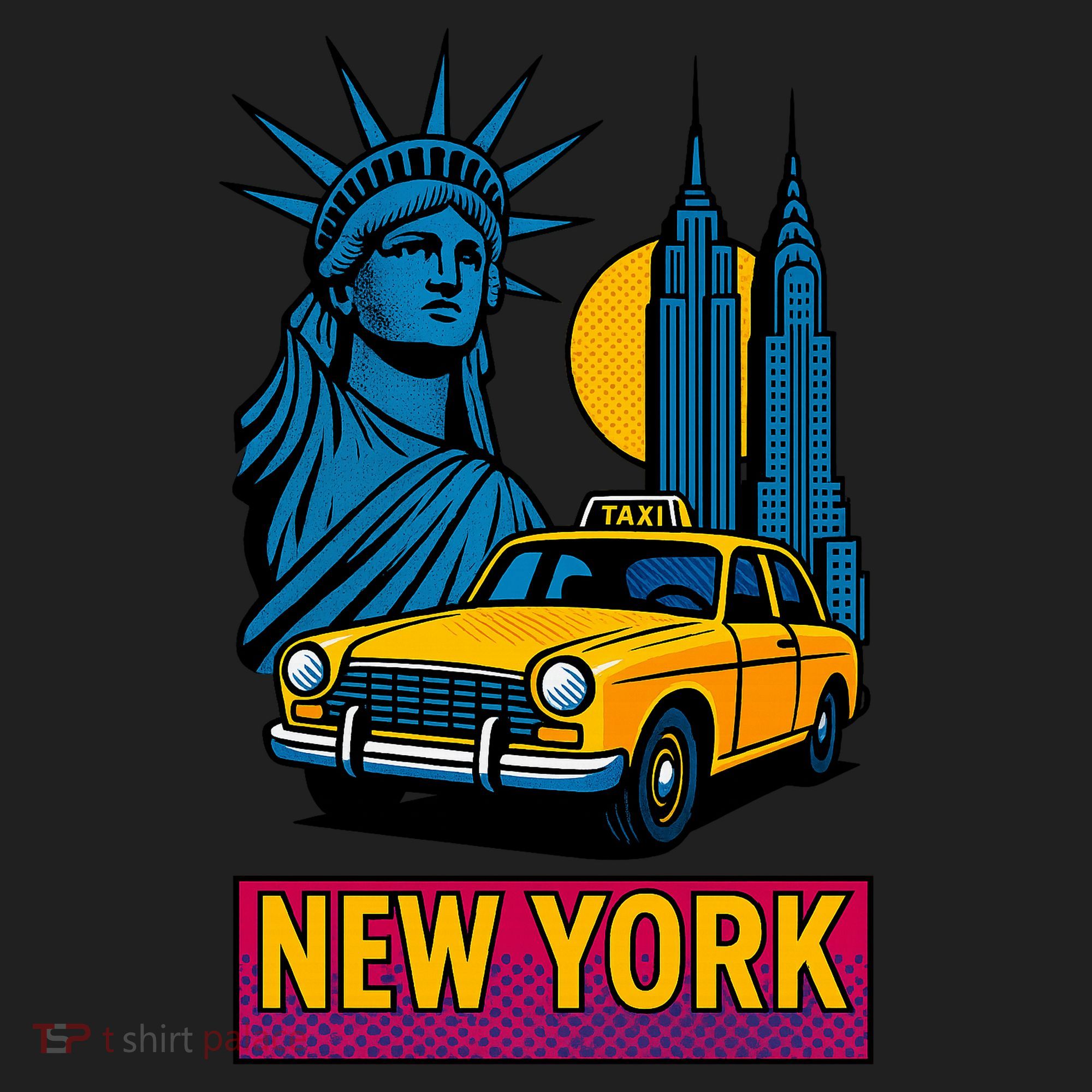 New York Retro Style Women's Sweatshirt