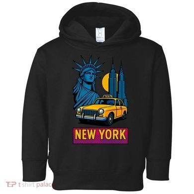 New York Retro Style Toddler Hoodie