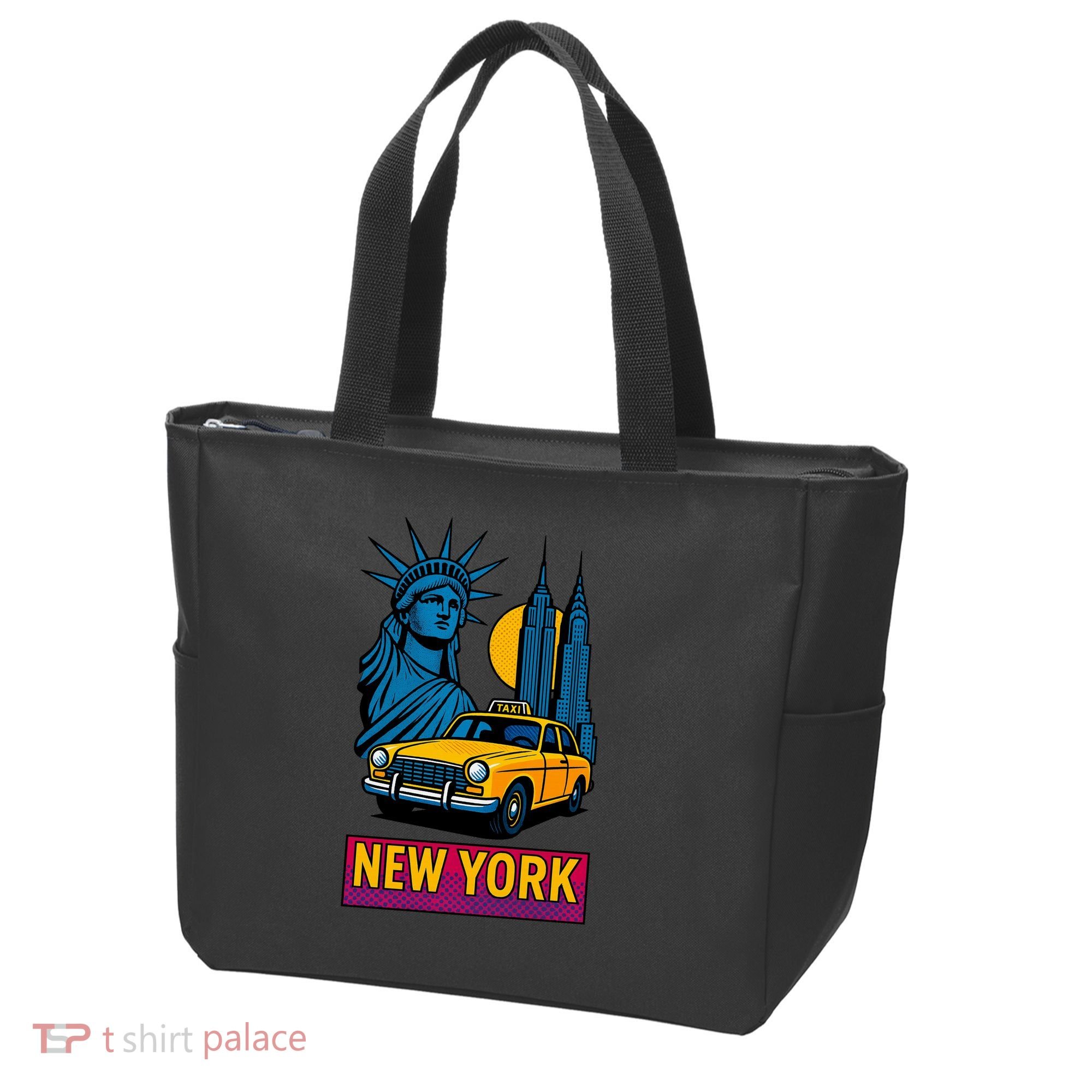 New York Retro Style Tote Bag