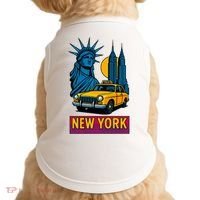 New York Retro Style Doggie Tank thumb 0