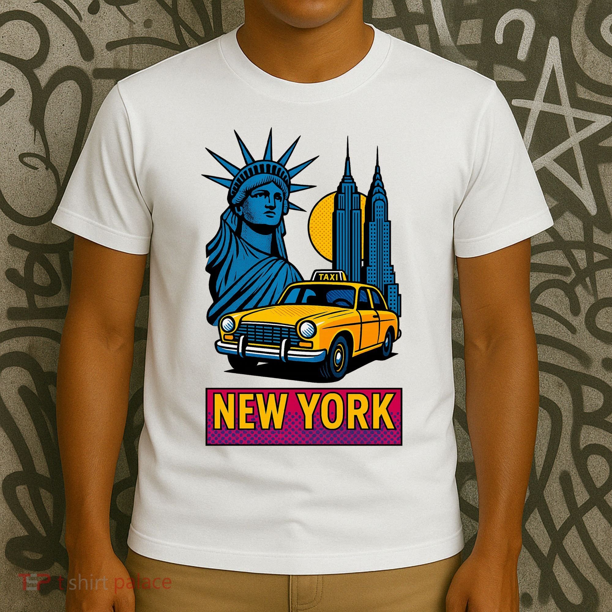 New York Retro Style T-Shirt
