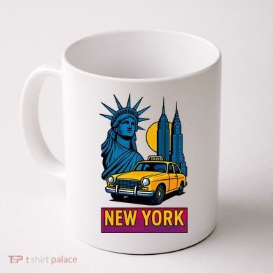 New York Retro Style Coffee Mug