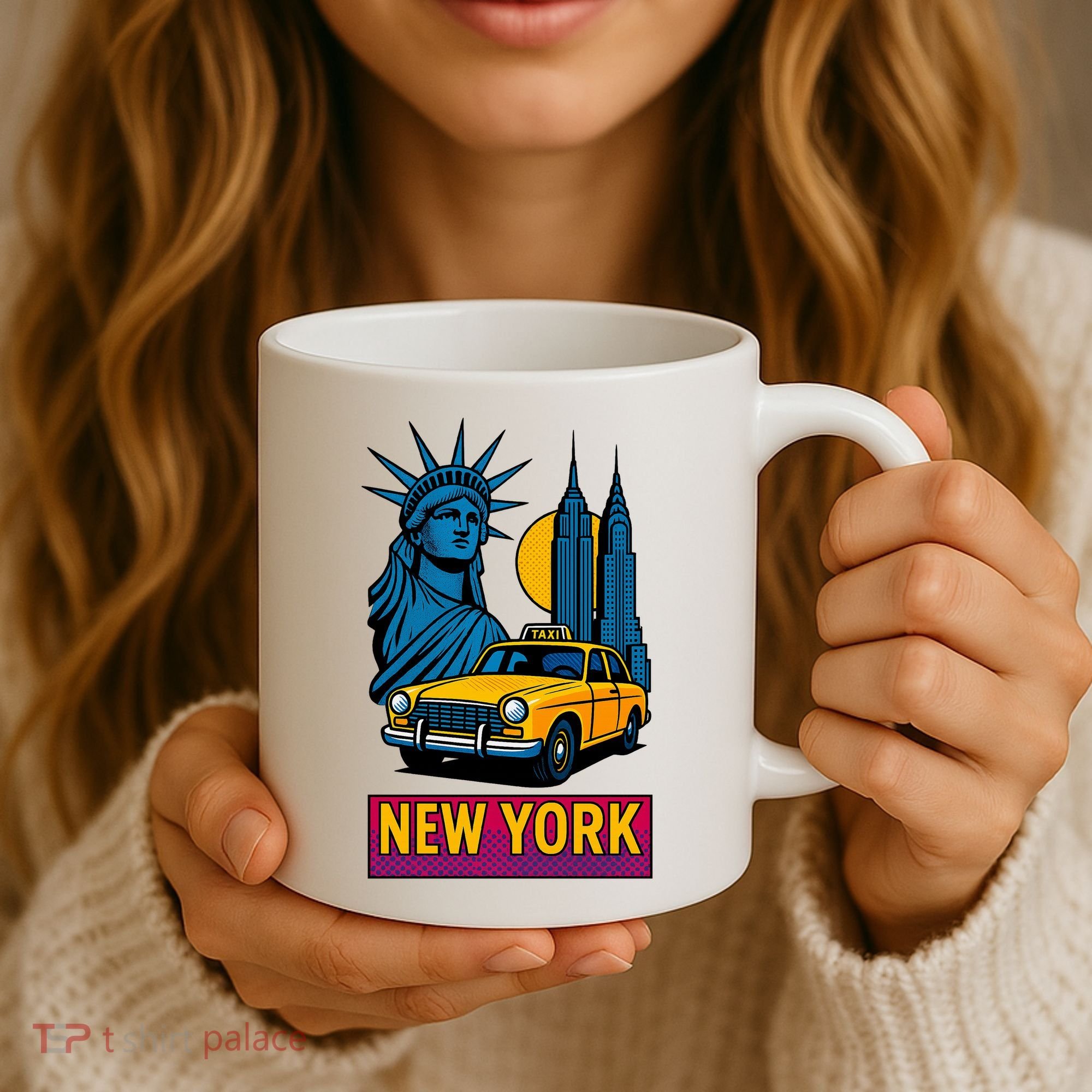 New York Retro Style Coffee Mug