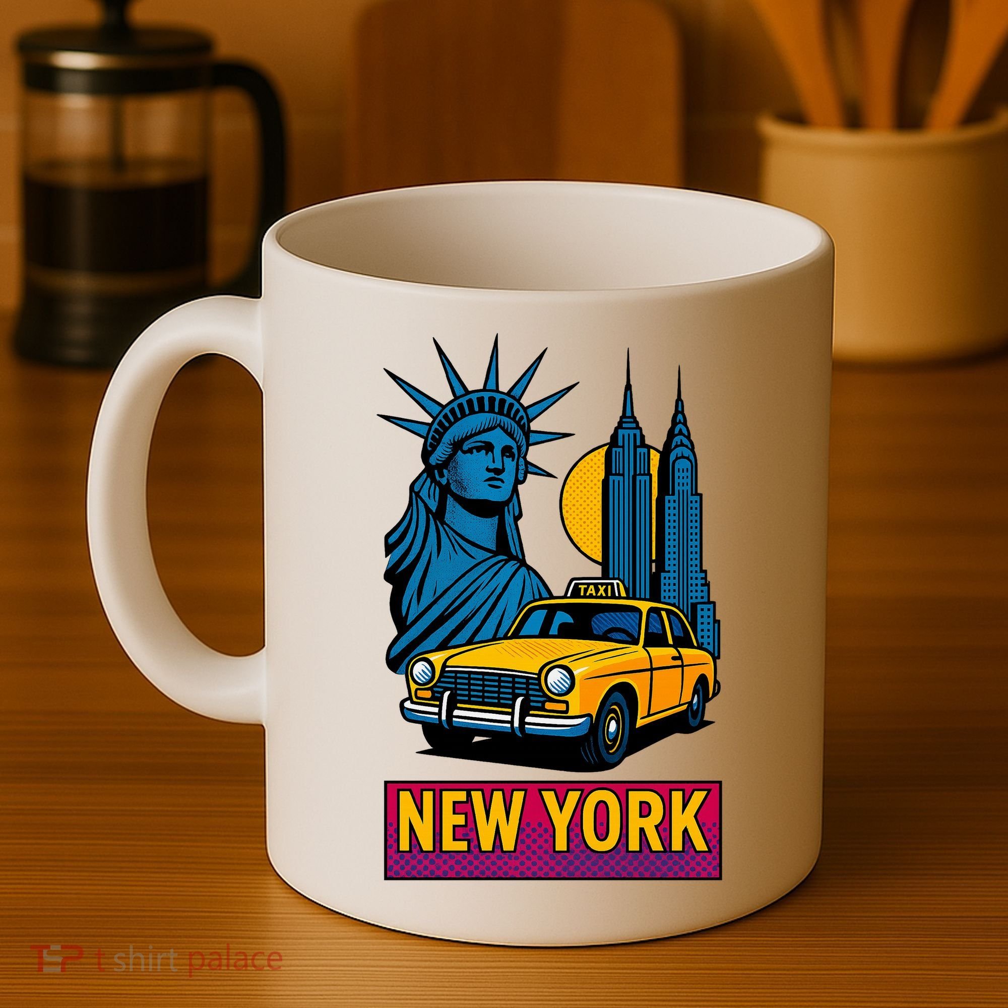 New York Retro Style Coffee Mug