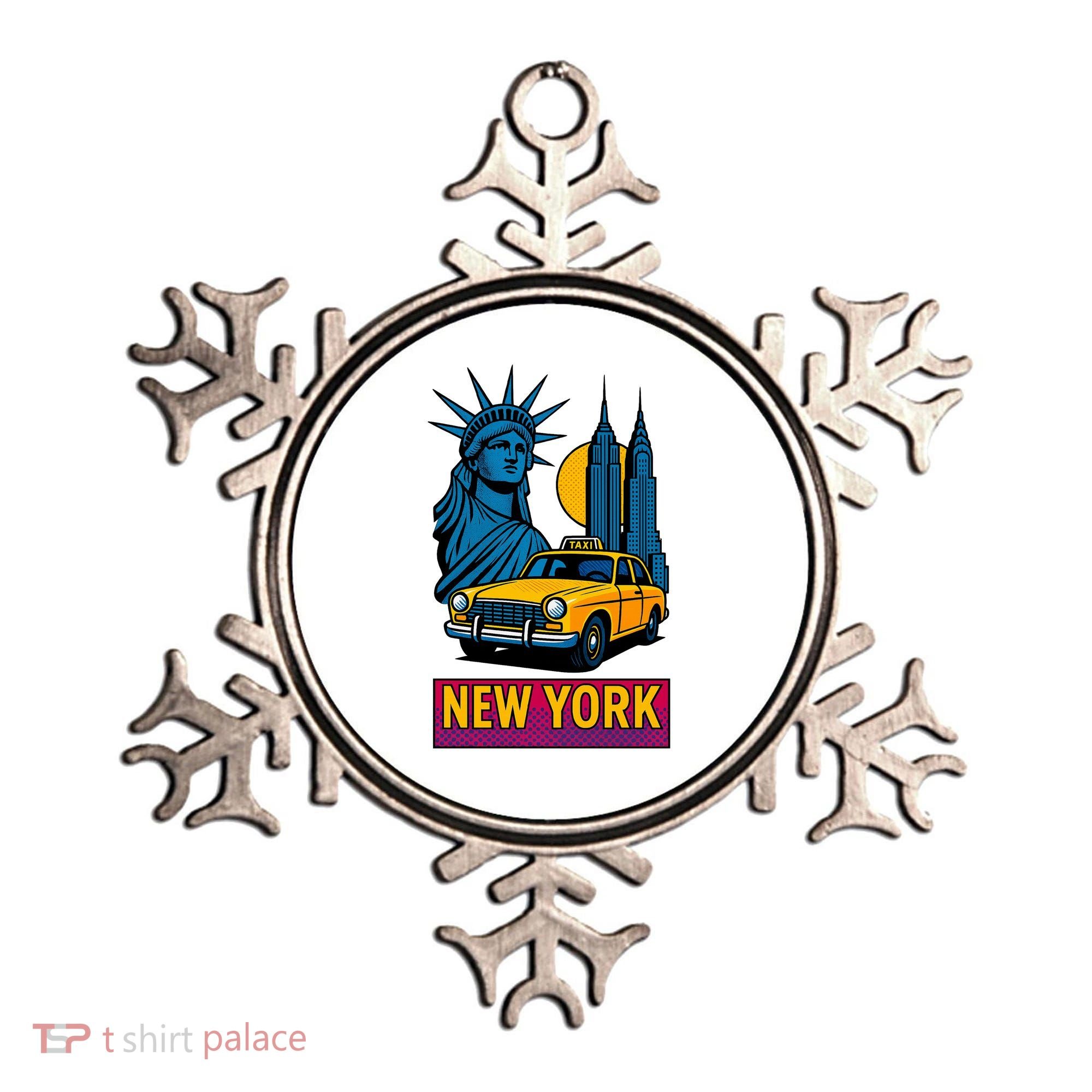New York Retro Style Ornament