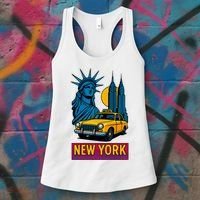 New York Retro Style Women's Tank Top thumb 3