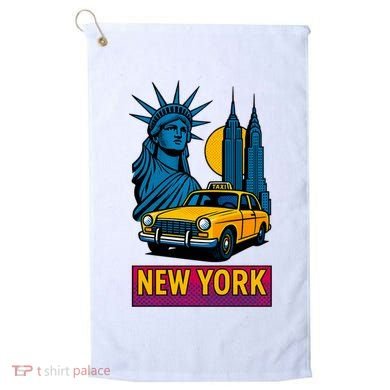 New York Retro Style Golf Towel