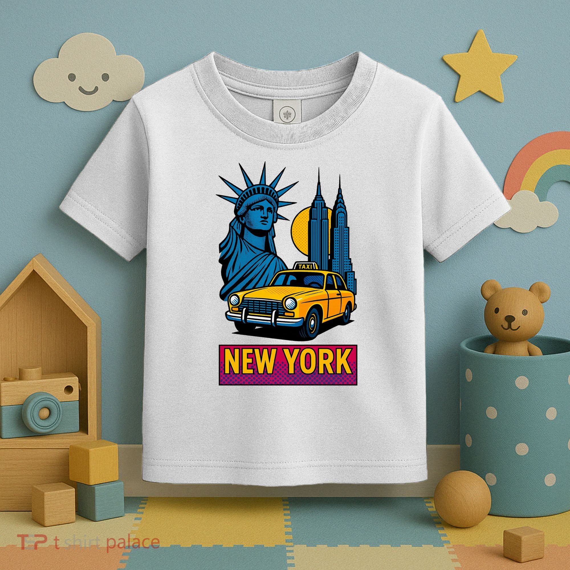 New York Retro Style Toddler T-Shirt