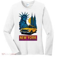 New York Retro Style Women's Long Sleeve Shirt thumb 0