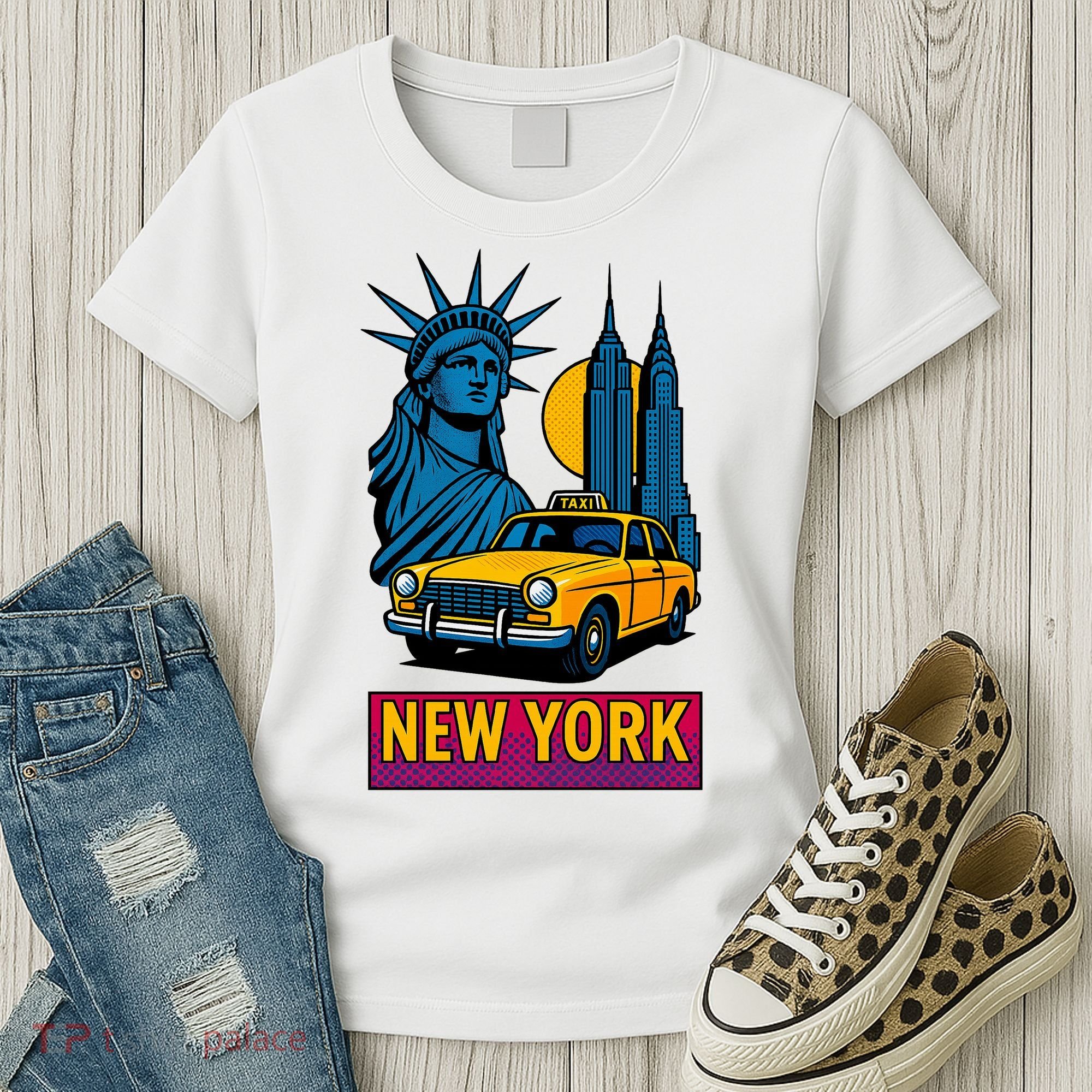 New York Retro Style Women's T-Shirt