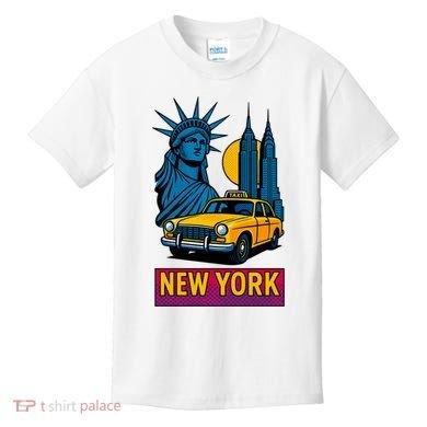 New York Retro Style Kids T-Shirt