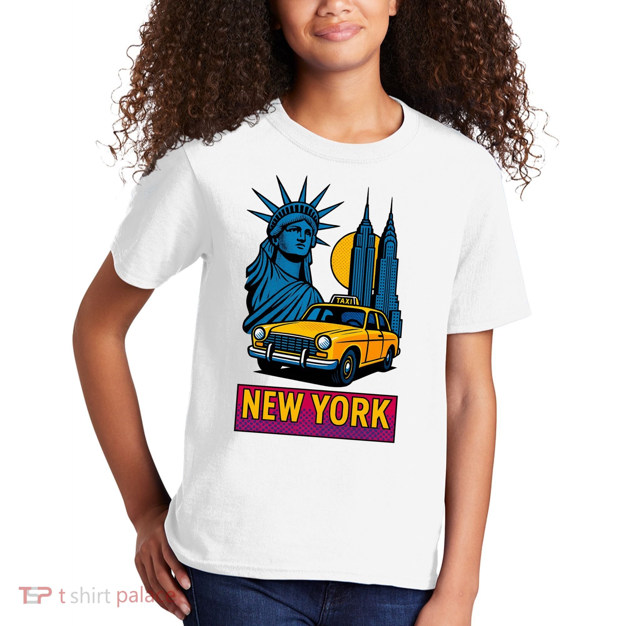 New York Retro Style Kids T-Shirt
