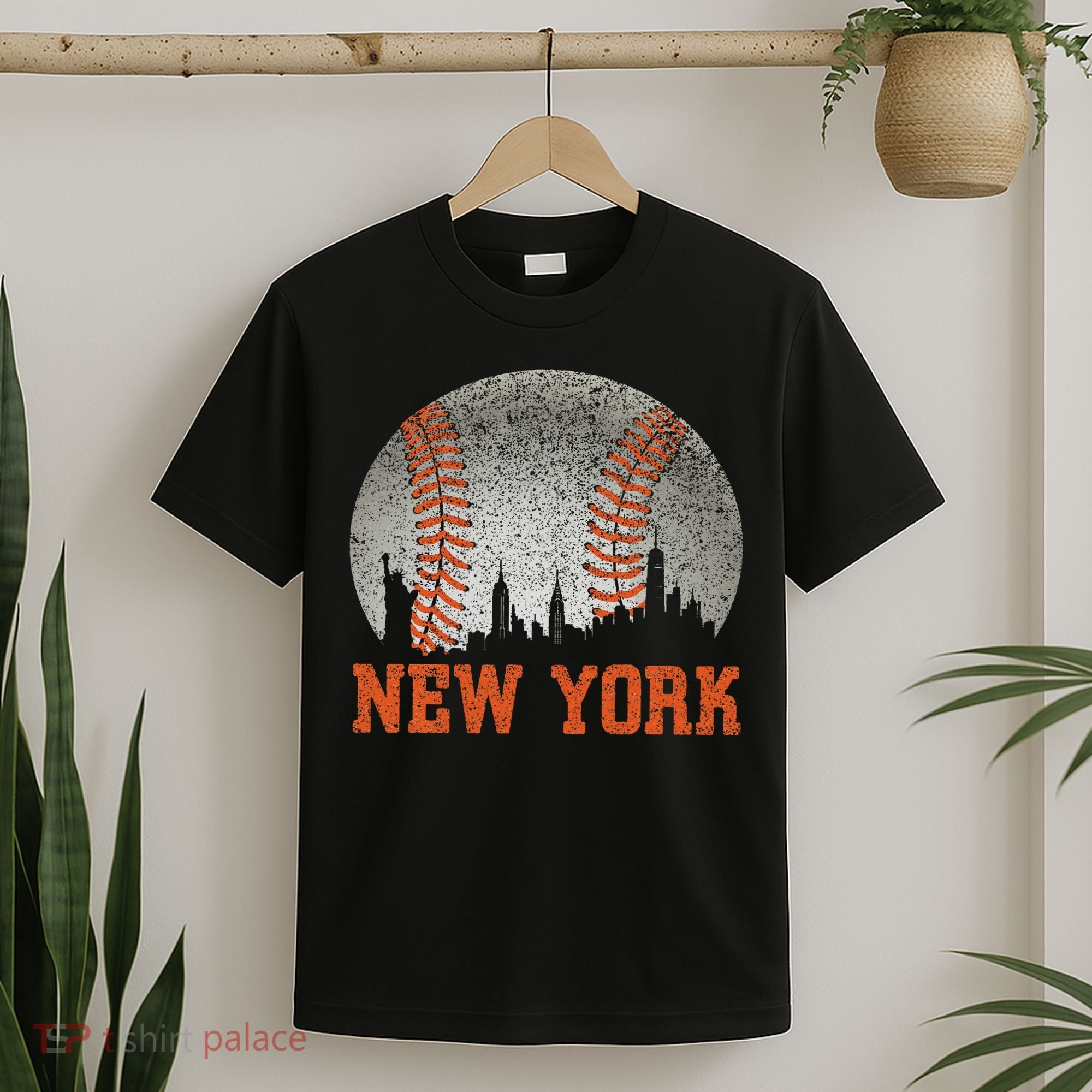 New York Retro Baseball Lover Met At Game Day T-Shirt