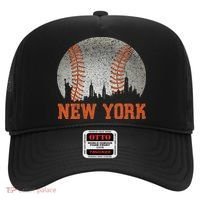 New York Retro Baseball Lover Met At Game Day Hat thumb 0