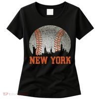 New York Retro Baseball Lover Met At Game Day Women's T-Shirt thumb 0